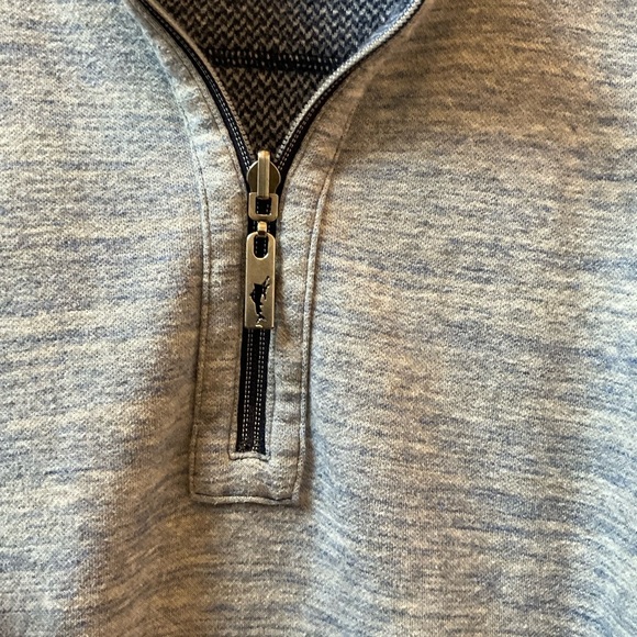 Tommy Bahama Reversible Half Zip Pullover - Picture 3 of 7